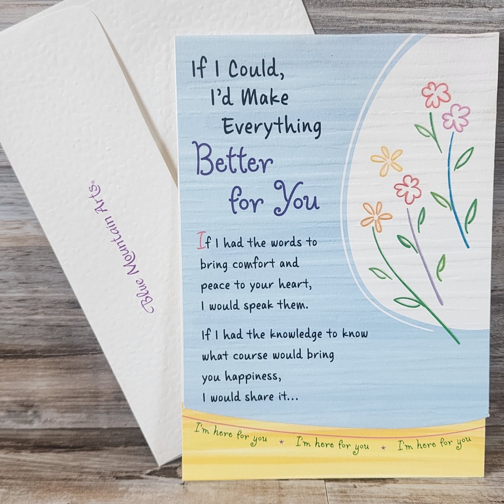 Blue Mountain Arts I'll Always Be Here for You Greeting Card with Envelope
